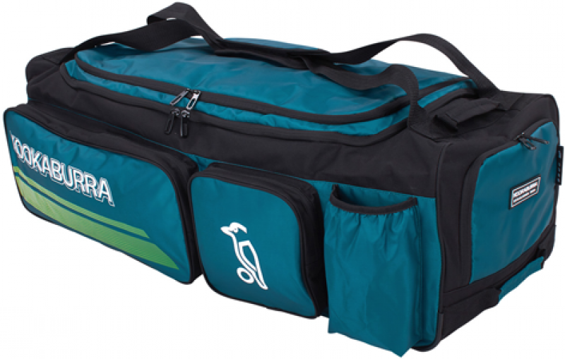 Kookaburra Pro 3500 Wheelie Bag (Black/Green)