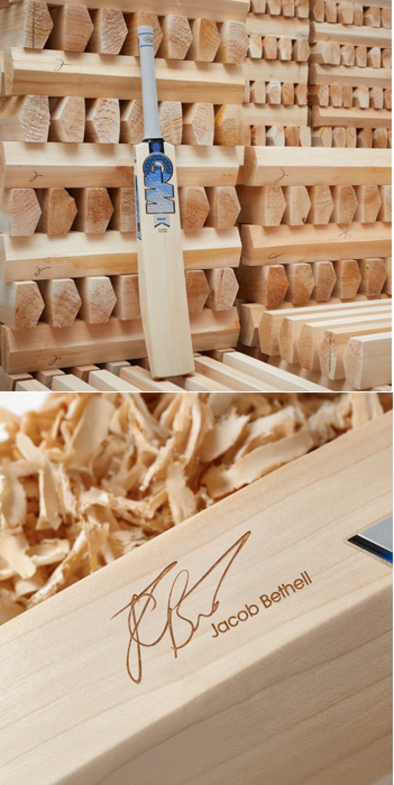 GM Jacob Bethell Players Edition L555 DXM Cricket Bat