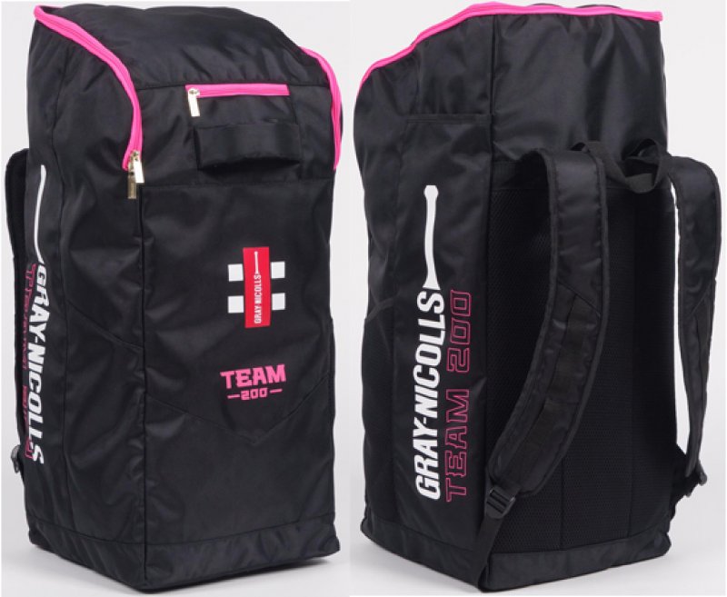 Gray Nicolls Team 200 (Black/Pink) Duffle Bag