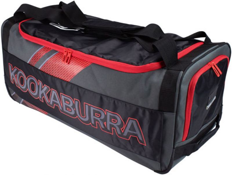 Kookaburra 8.5 Wheelie Bag (Black/Red)