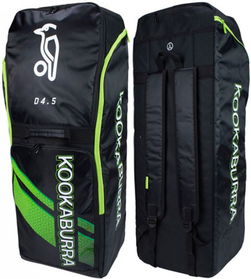 Kookaburra D4.5 Duffle Bag (Black/Lime)