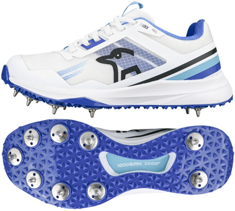 Kookaburra KC 2.0 (Blue/Sky) Spike Cricket Shoes