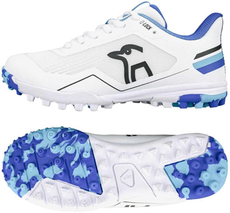 Kookaburra KC 5.0 Rubber (Blue/Sky) Junior Cricket Shoes