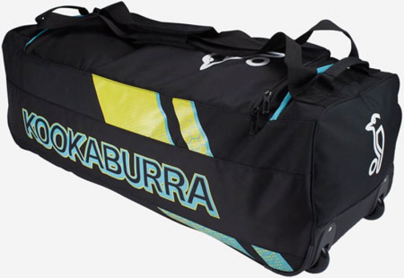 Kookaburra Pro 3.5 Wheelie Bag (Aqua/Yellow)