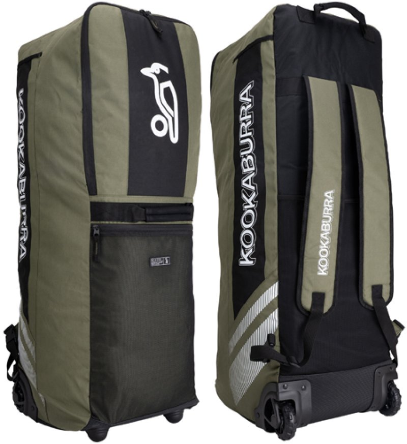 Kookaburra WD4000 Wheelie/Duffle Bag (Khaki/Black)