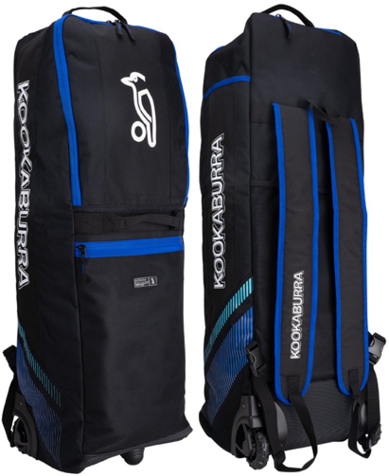 Kookaburra WD5000 Wheelie/Duffle Bag (Black/Blue)